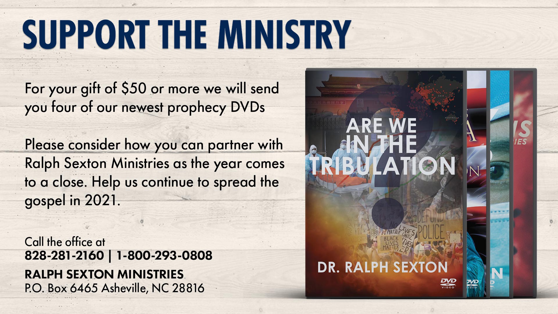 Prophecy DVDs – Ralph Sexton Ministries